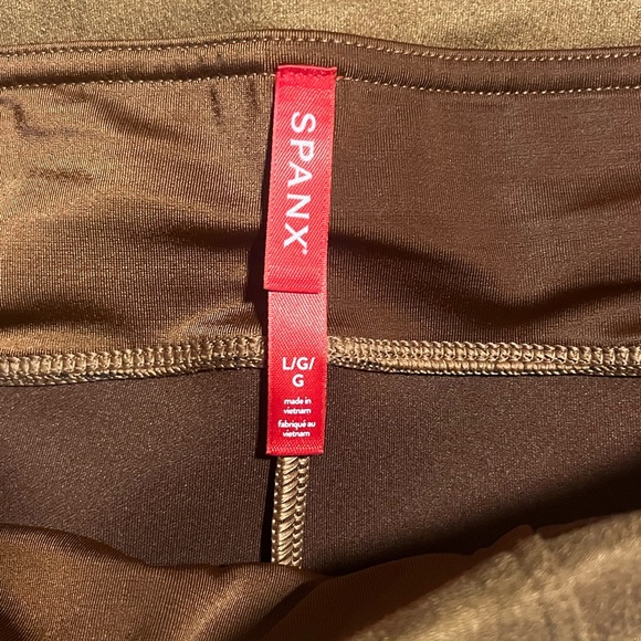 NWT Spanx faux suede leggings large - Picture 13 of 14